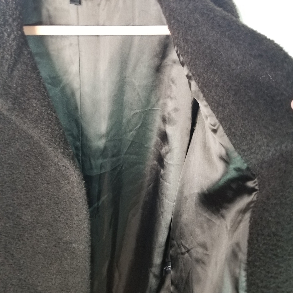 Vtg Suri alpaca brown long line coat size 6 - Picture 4 of 11